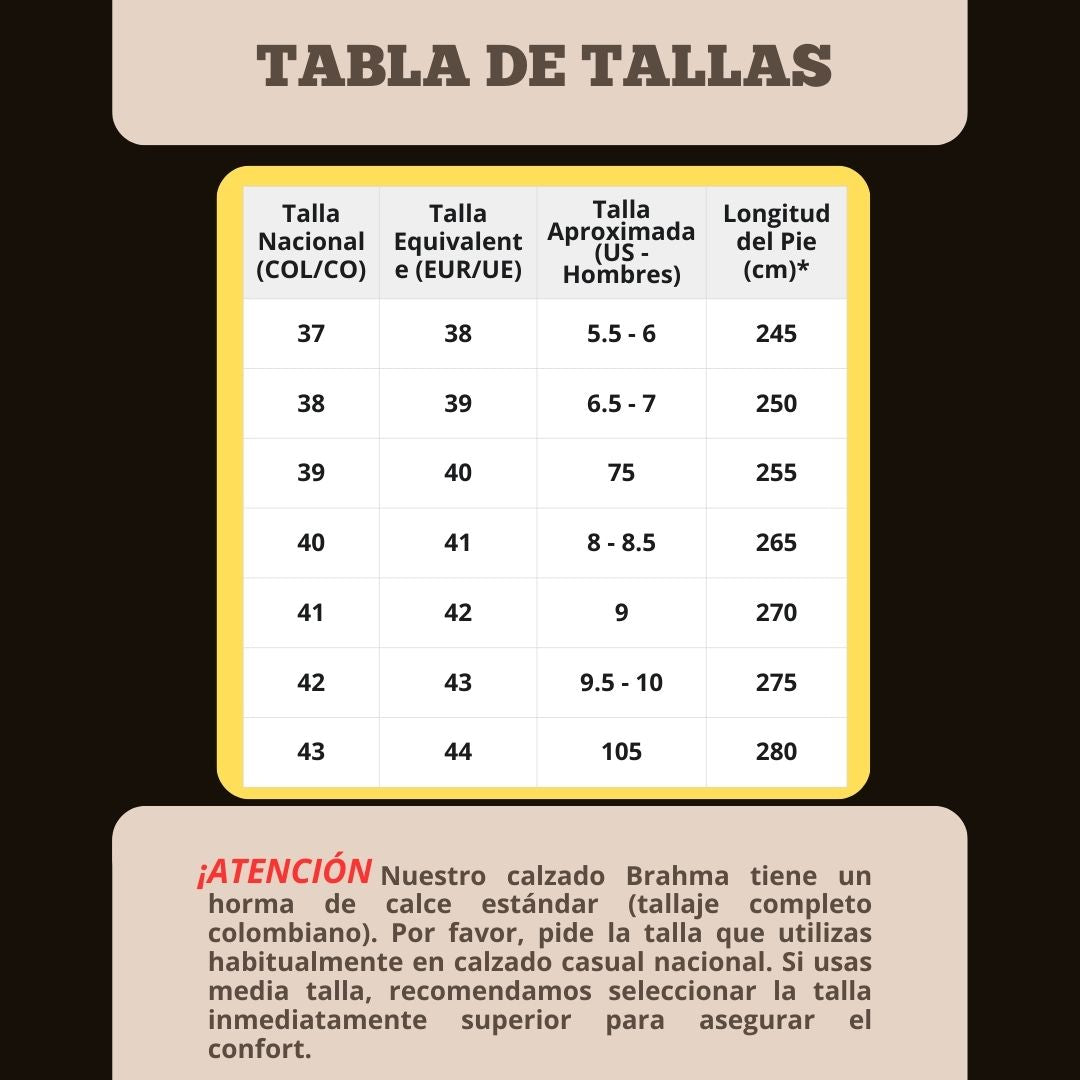 Brahma Tenis Casual Urbano para Hombre